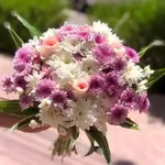 The Bride'S Flower - White & Pink & Pearl